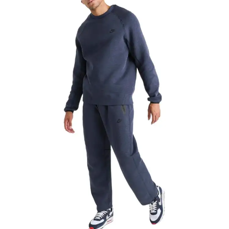 Nike Sweatshirts Men's Dark Blue Crew Neck Moderate Other