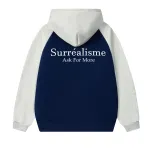 SUPEREALLY Sweatshirts Unisex Hooded Thickened Regular