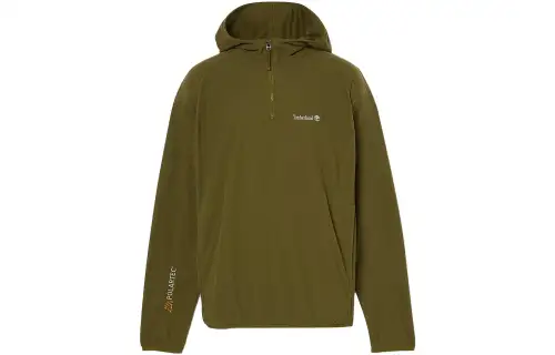 Timberland Sweatshirts Men's Dark Green Hooded Moderate Regular