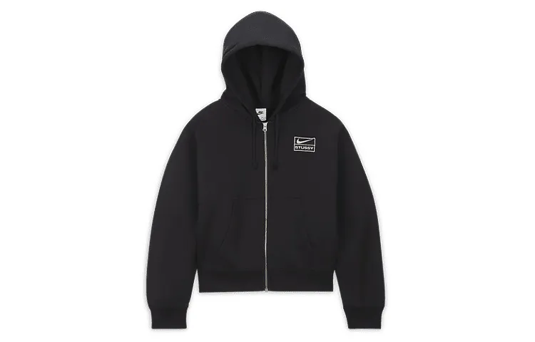 Stussy X Nike Stone Washed Fleece Zip Hoodie Asia Sizing