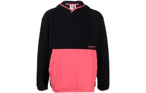 Adidas Originals POLAR PFLEEC Sweatshirts Men's Multicolor Hooded Moderate Regular