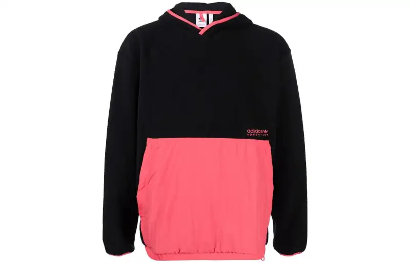 Adidas Originals POLAR PFLEEC Sweatshirts Men's Multicolor Hooded Moderate Regular