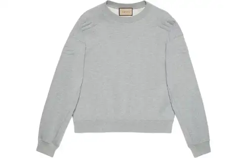GUCCI Logo Printed Crewneck Sweatshirt