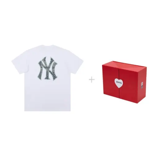 New Era Valentine's Day Series Sports Short Sleeved T Shirts, White Unisex