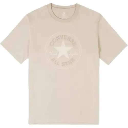 Converse T Shirts Unisex Brown Crew Neck Moderate Straight Fit