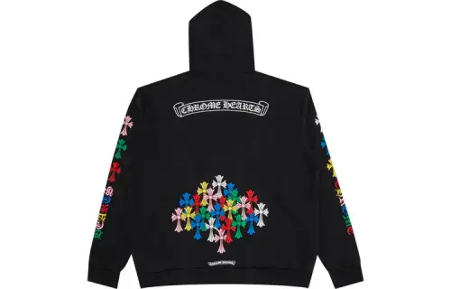 Chrome Hearts Multi Color Cross Hoodie
