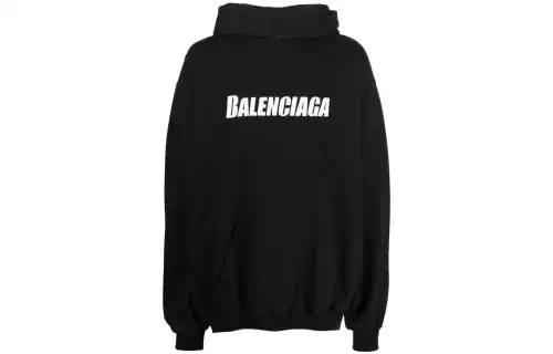 Balenciaga Destroyed cotton hoodie