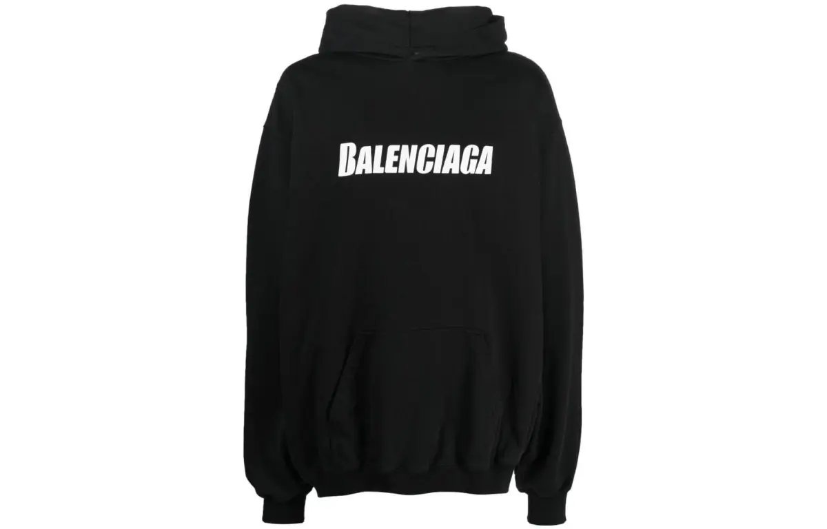 Balenciaga Destroyed cotton hoodie
