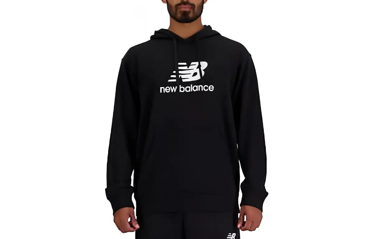New Balance Logo Printed Drawstring Hoodie