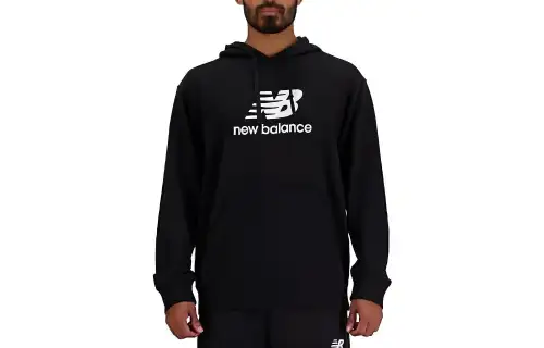 New Balance Logo Printed Drawstring Hoodie