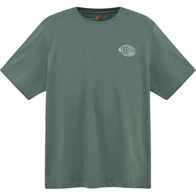 Timberland SS25 T Shirt Unisex Impatiens Green
