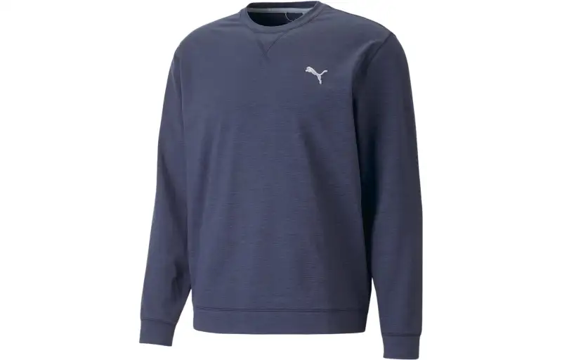 PUMA Sweat De Golf Col Rond Chiné Cloudspun Homme Sweatshirt Men's Blue