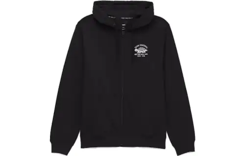 Vans Speed Racer Sweatshirts Unisex Black Hooded Moderate Regular