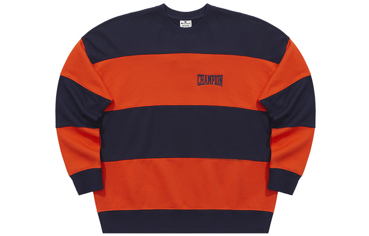 Champion SS22 Sweatshirt Unisex Navy Blue Stripes