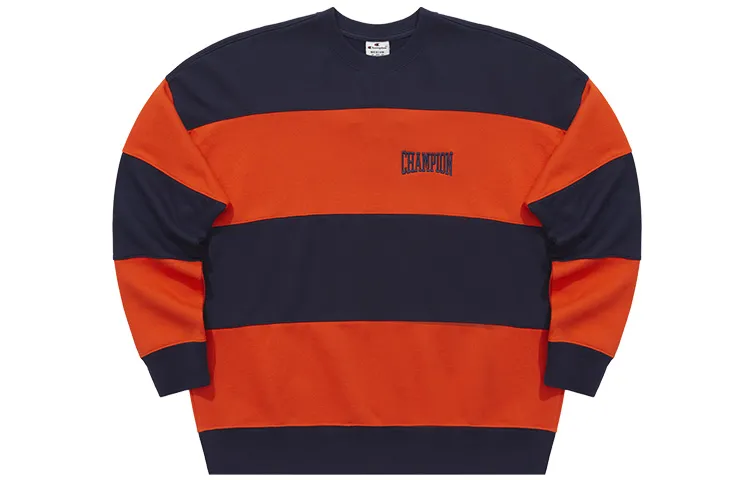 Champion SS22 Sweatshirt Unisex Navy Blue Stripes
