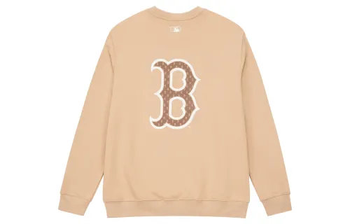 MLB Sweatshirt Unisex Beige Yellow