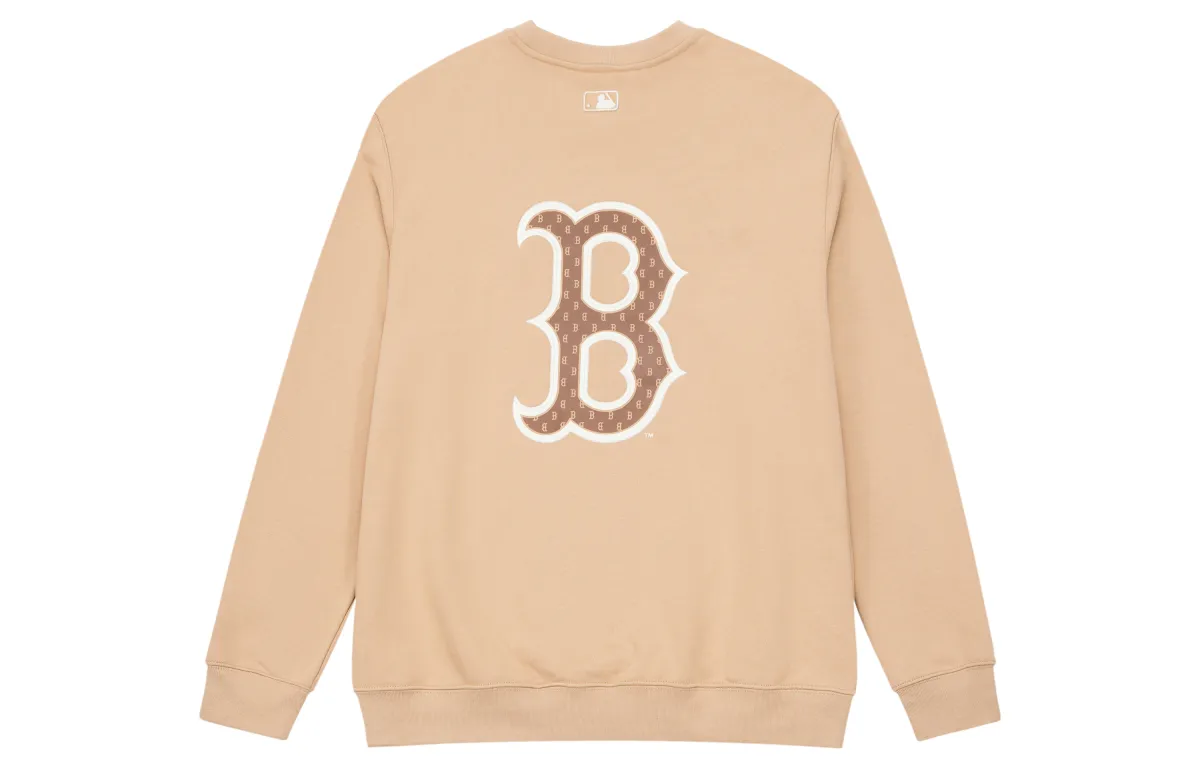 MLB Sweatshirt Unisex Beige Yellow
