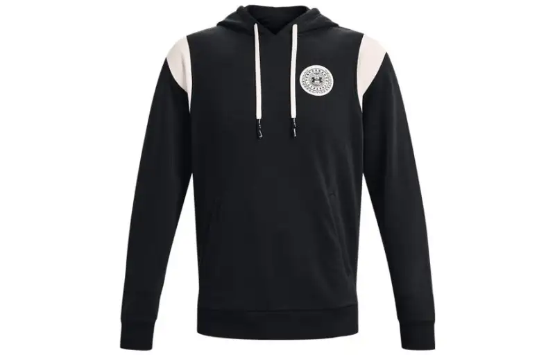 Under Armour Rival Sweatshirts Men's Black Hooded Moderate Regular