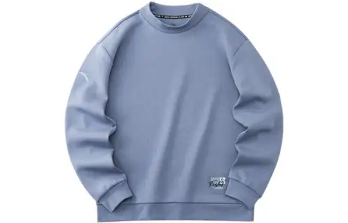 ANTA Variety Training Collection Sweatshirts Men's Blue Crew Neck Moderate Regular
