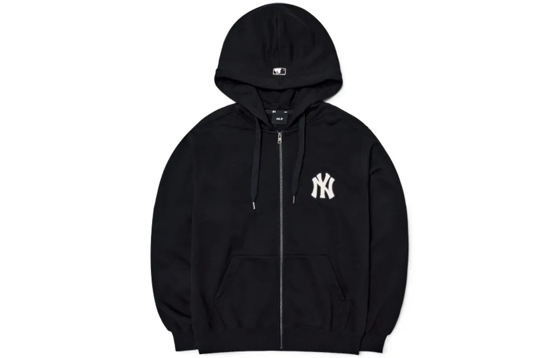MLB Basic Logo Sweatshirts Unisex Black Hooded (Non-detachable) Moderate Other