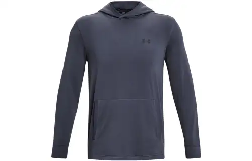 Under Armour Sweatshirts Men's Blue Gray Hooded Moderate Regular
