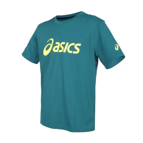 ASICS T Shirt Men's Green Yellow
