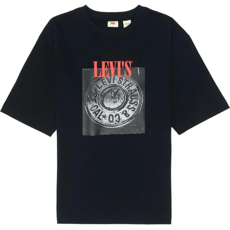 Levi's T-Shirts Men's Black Crew Neck