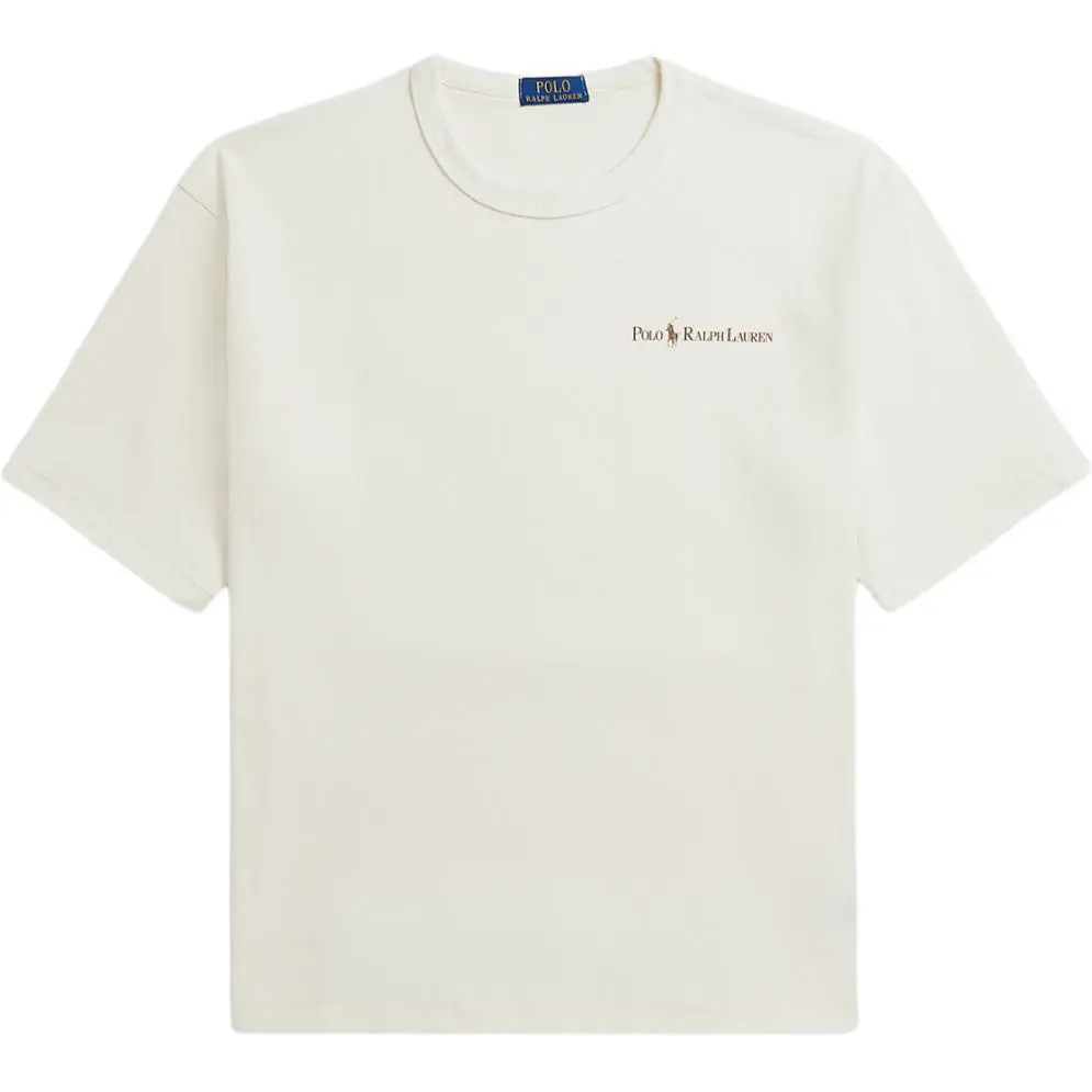 Polo Ralph Lauren SS24 T-Shirt Loose Fit Men's Cream