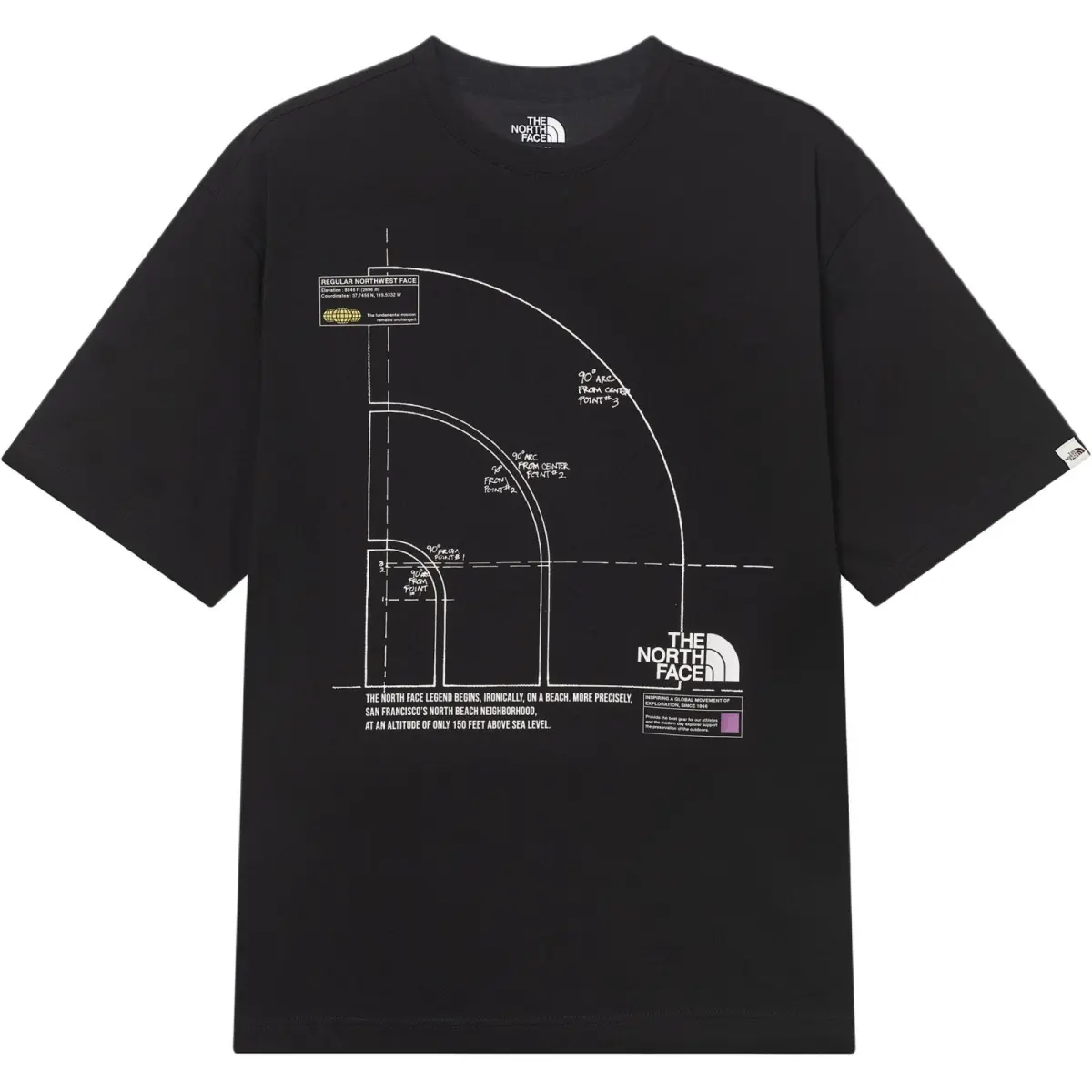THE NORTH FACE T Shirt Men's Black