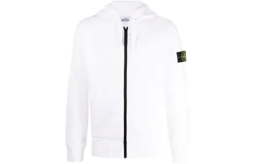 STONE ISLAND Compass-badge Cotton Hoodie