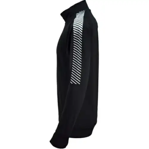 ASICS Sweatshirts Men's Black Stand Collar Moderate Regular