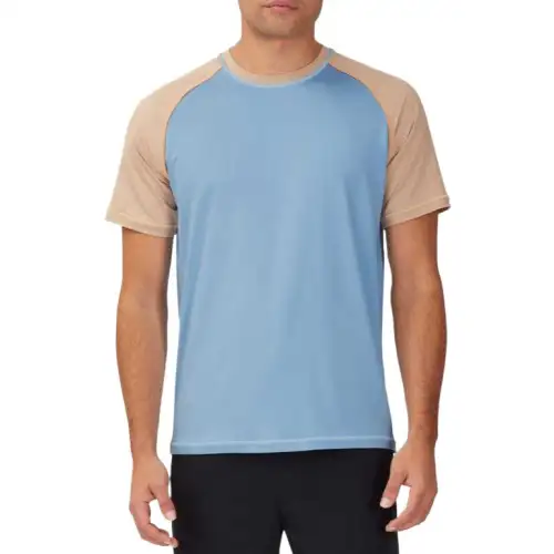 FILA T Shirt Men's Dusk Blue/Black/Melon Color