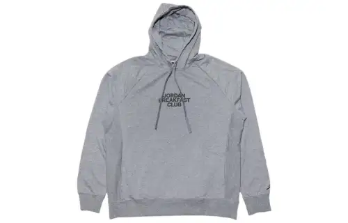 Jordan Sweatshirts Men's Gray Hooded Moderate Regular