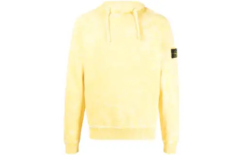 STONE ISLAND Sweatshirts Men's Bright Yellow Hooded Moderate