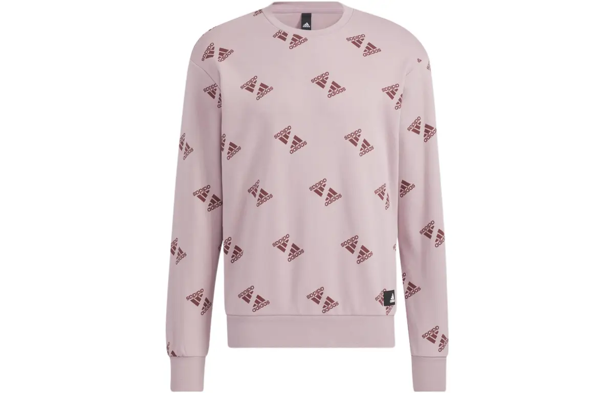 Adidas Sweatshirts Unisex Pink Crew Neck Moderate Other