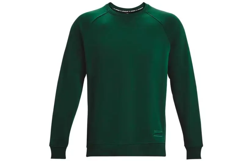 Under Armour Sweatshirts Men's Green Crew Neck Moderate Regular