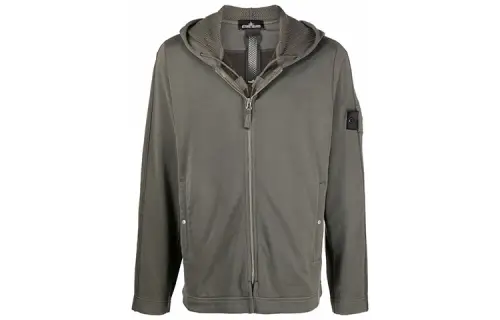 STONE ISLAND STONE ISLAND SHADOW PROJECT Series Sweatshirts Men's Brown Hooded Moderate Cardigan