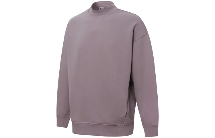 PUMA MMQ Sweatshirts Unisex Pink Purple Half-Turtleneck Moderate Regular