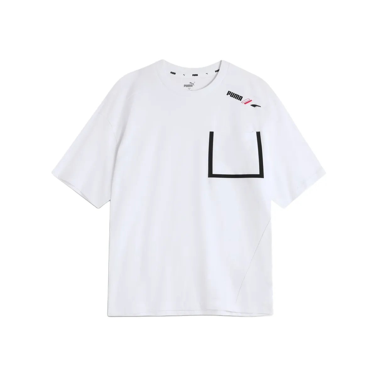 PUMA POCKETRAD/CAL T Shirt Men's White