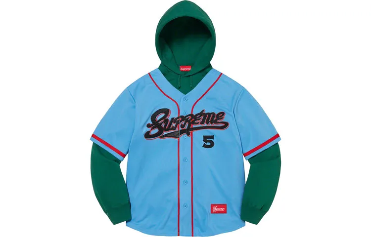 Supreme Baseball Jersey hoodie
