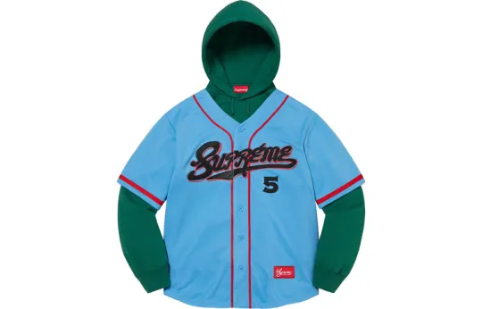Supreme Baseball Jersey hoodie