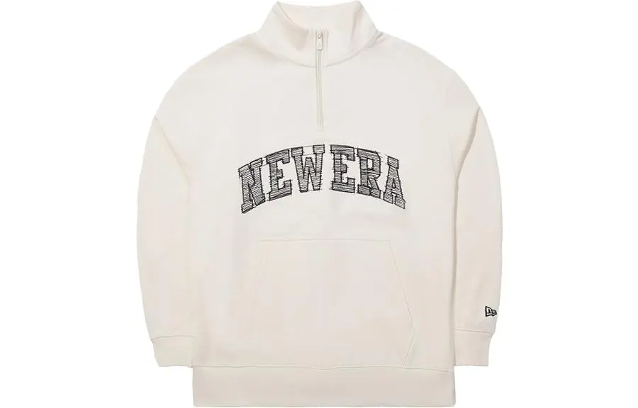 New Era Sweatshirt Unisex Ivory White
