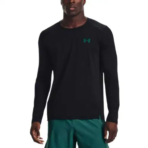 Under Armour T Shirt Men's Black/Coastal Blue Green