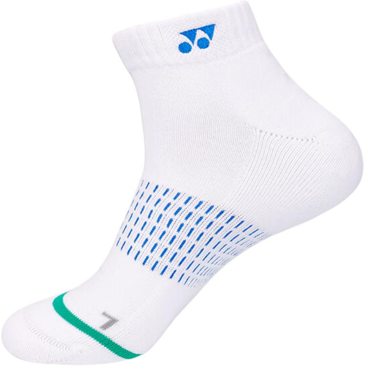 YONEX Badminton Socks Women’s 1 Pack White/Turquoise