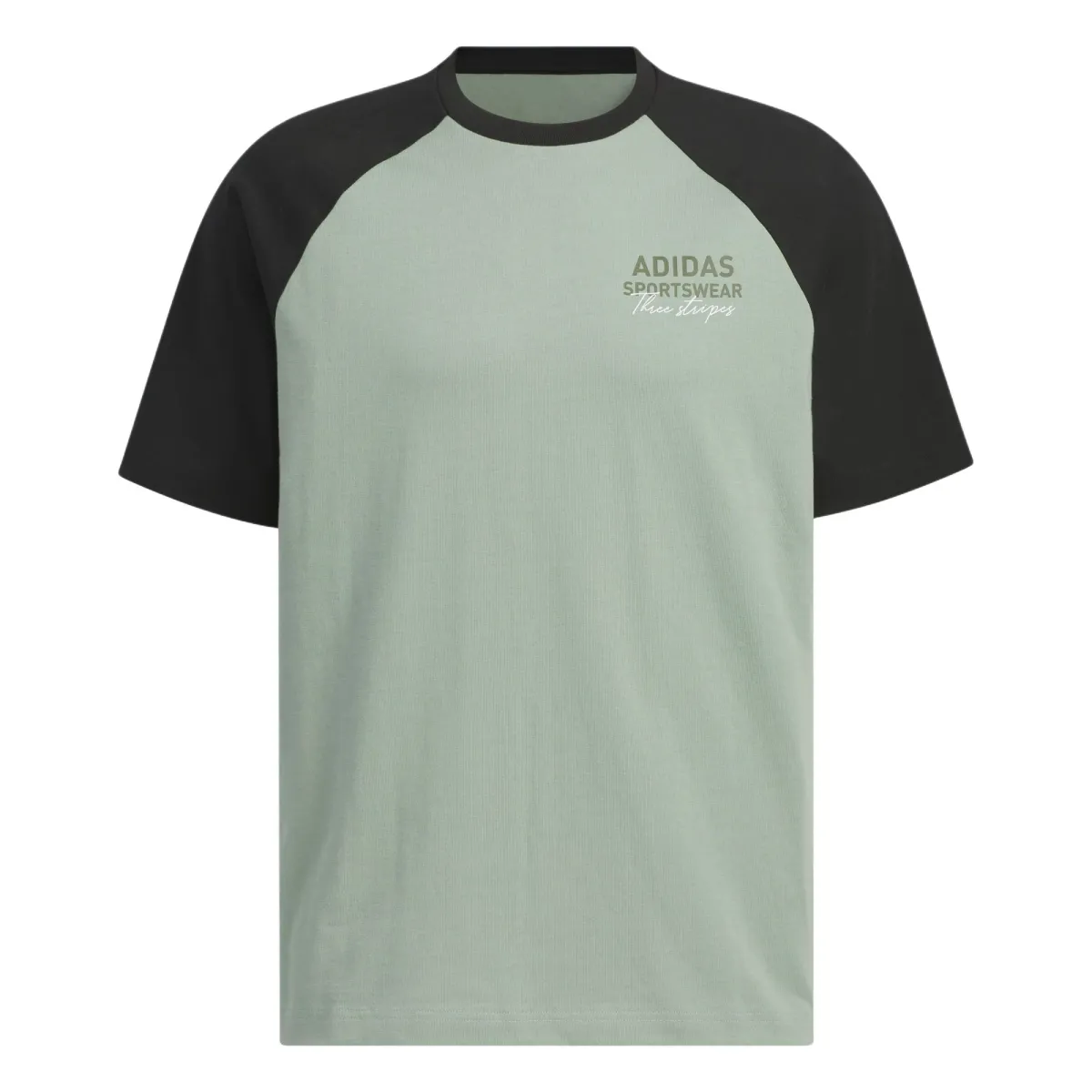 Adidas T Shirt Unisex Dusty Green/Black