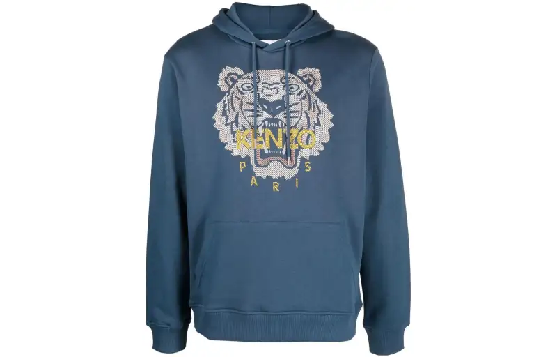KENZO Sweatshirts Men's Navy Moderate Regular