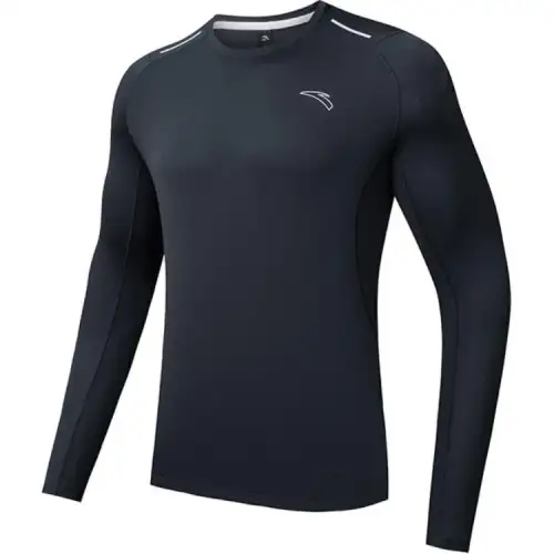 Anta Running Collection Running T Shirt Men's Indigo Ink Gray