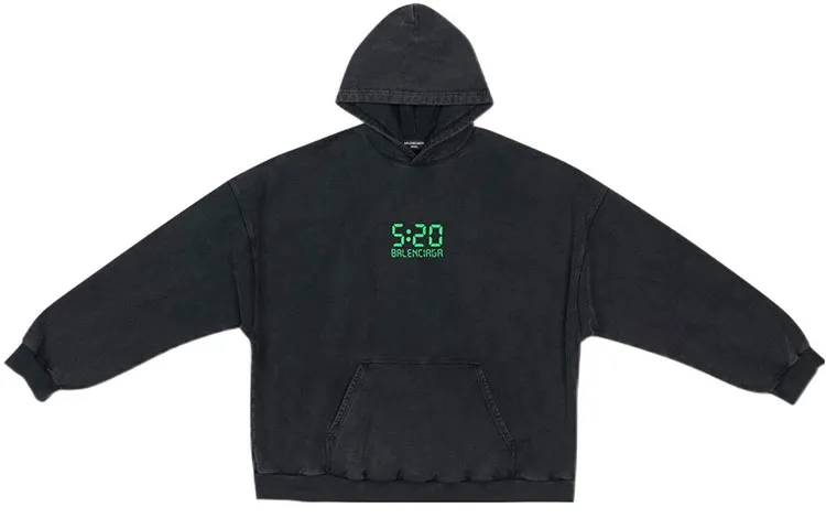 Balenciaga Sweatshirt Loose Fit Unisex Black