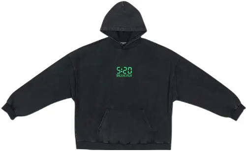Balenciaga 520 Sweatshirt Loose Fit Unisex Black