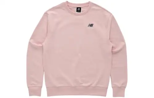 New Balance Sweatshirts Men's Pink Crew Neck Moderate